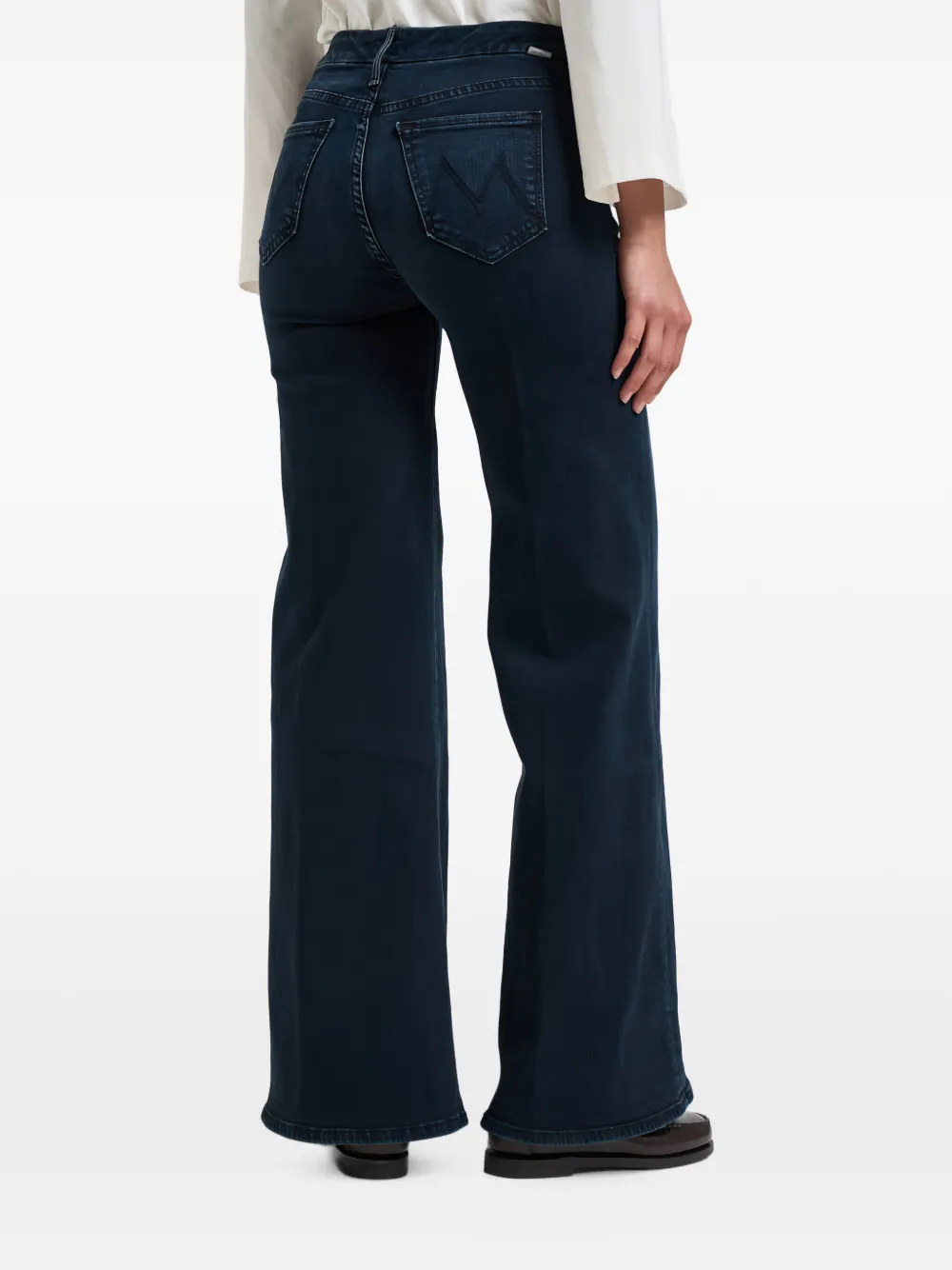 MOTHER Jeans met wijde pijpen Blauw