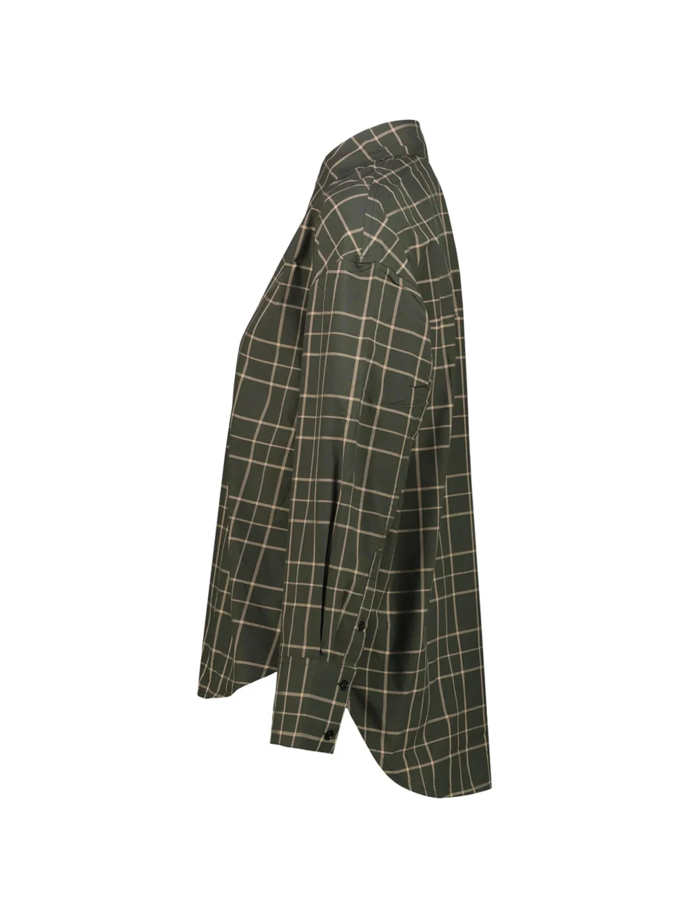 TOTEME Boxy shirt pine Groen