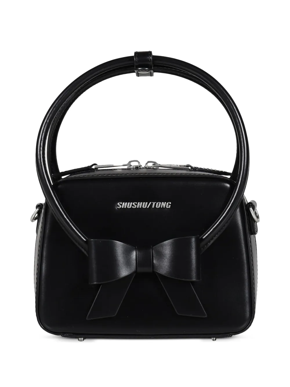 SHUSHU/TONG bow-detail leather tote bag