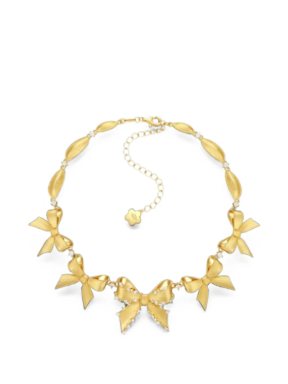SHUSHU/TONG x YVMIN multi-bowknot necklace