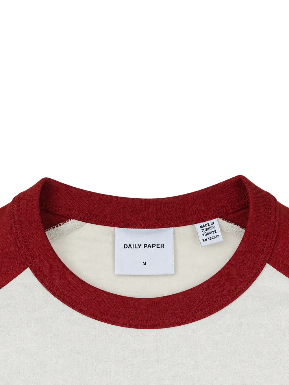 Daily Paper logo-embroidered raglan-sleeve T-shirt Beige