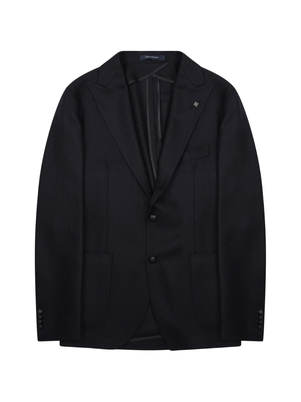 Tagliatore peak-lapel single-breasted blazer - Blue
