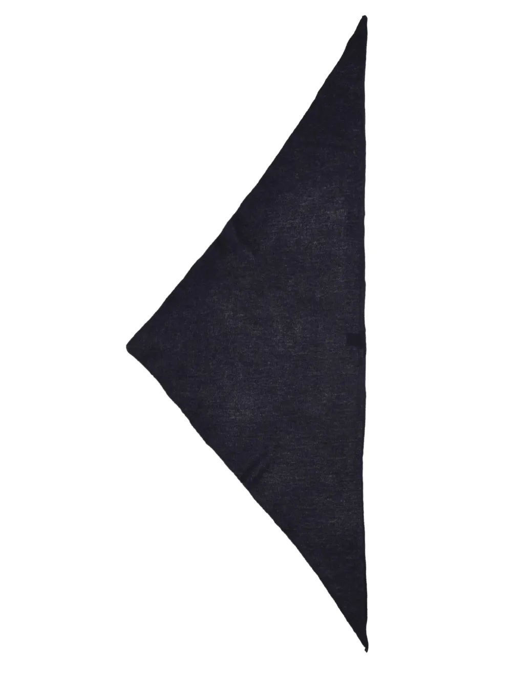 Alysi knitted triangular scarf Zwart