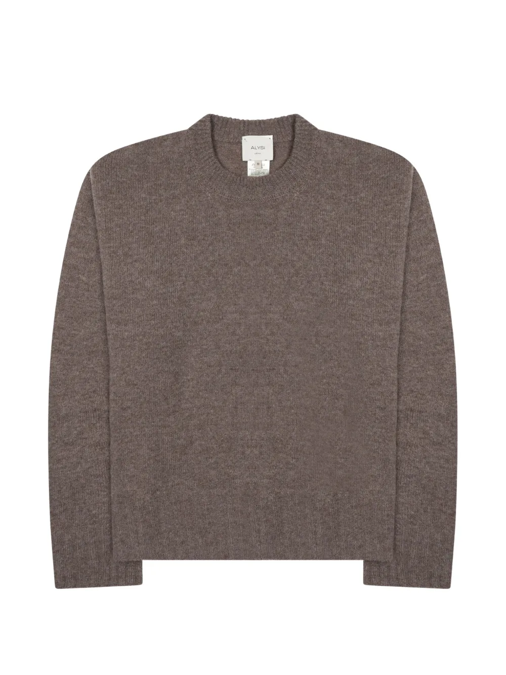 Alysi crew-neck knitted sweater Bruin
