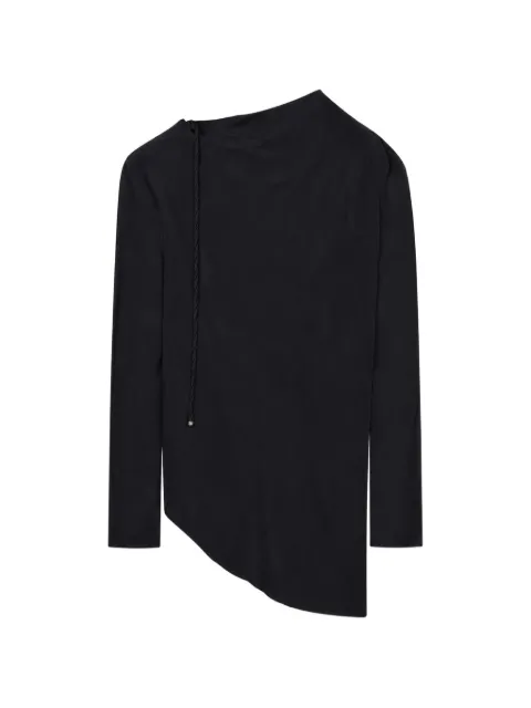 Alysi asymmetric long-sleeve top