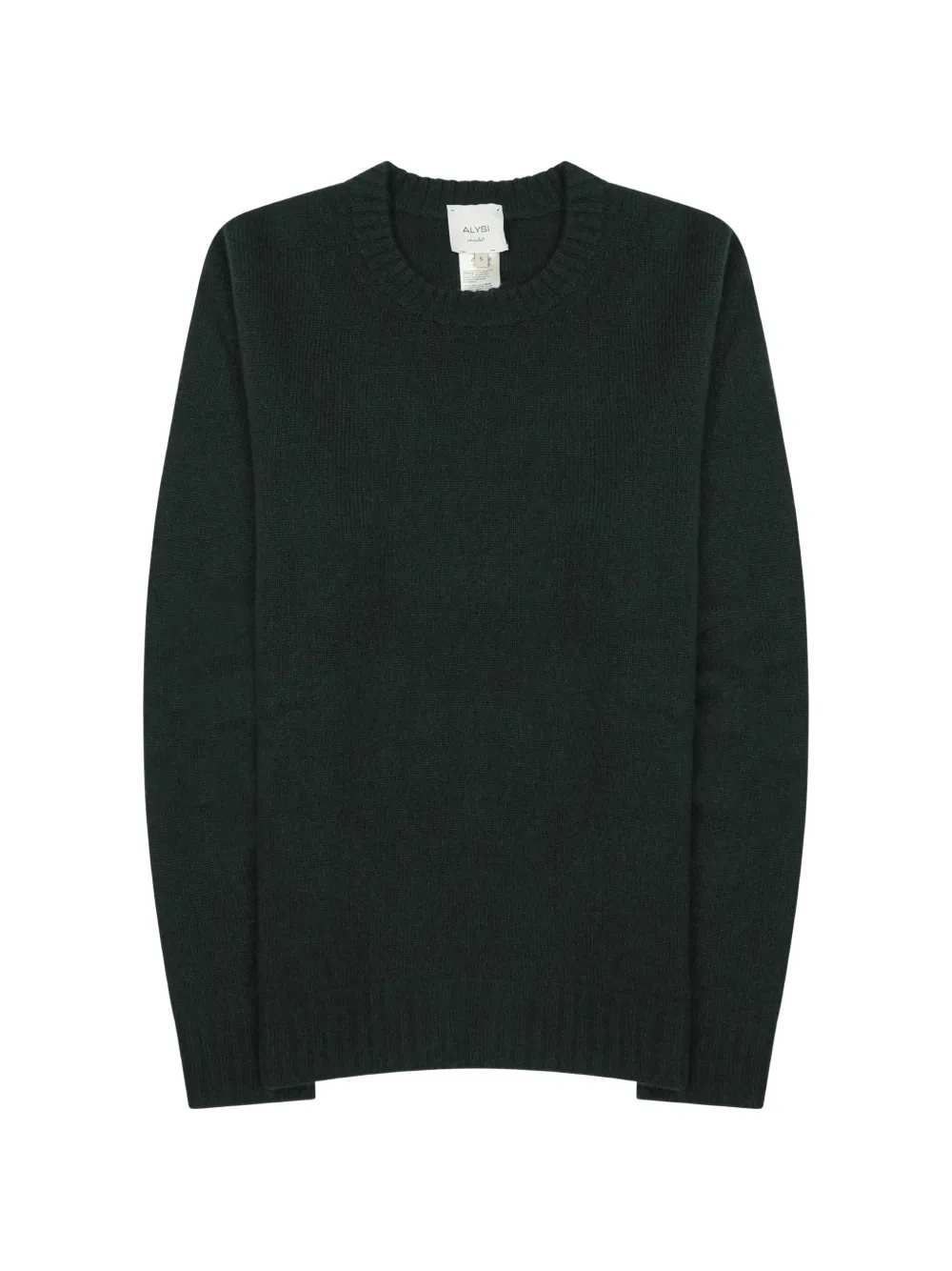 Alysi crew-neck knitted sweater Groen