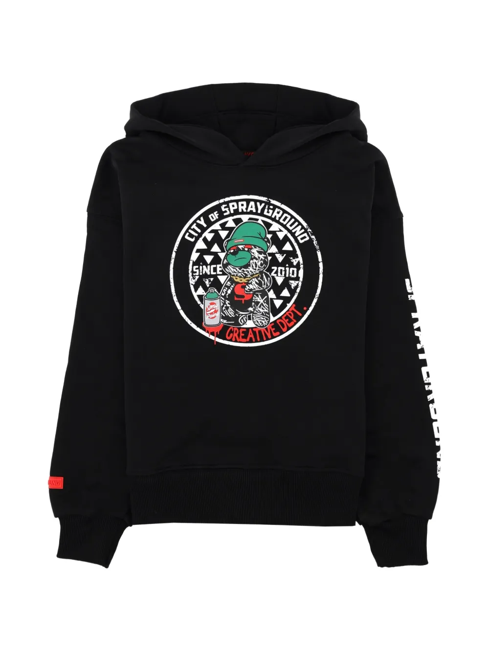 Sprayground Creative Dept graphic-print long-sleeve hoodie - Nero