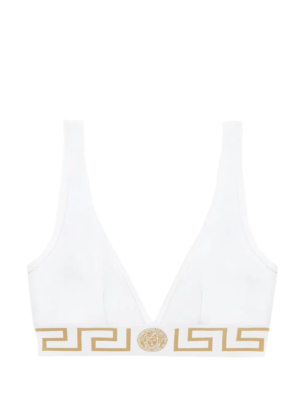 Versace Greca-underband bralette - Bianco
