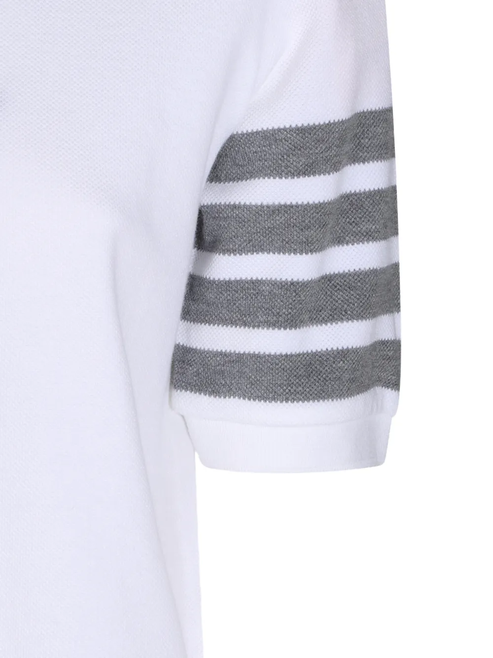 Thom Browne 4-Bar poloshirt Wit