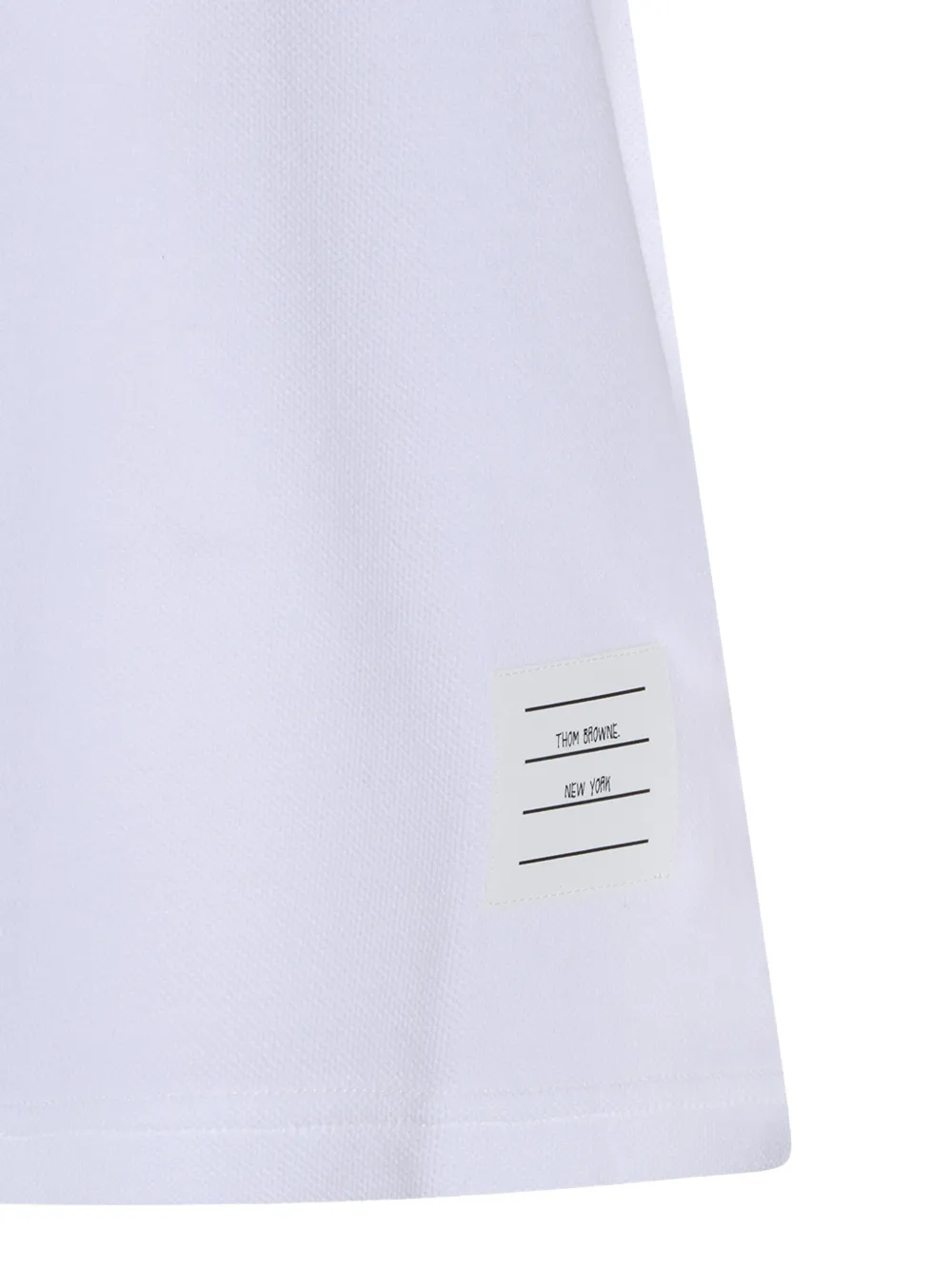 Thom Browne 4-Bar poloshirt Wit