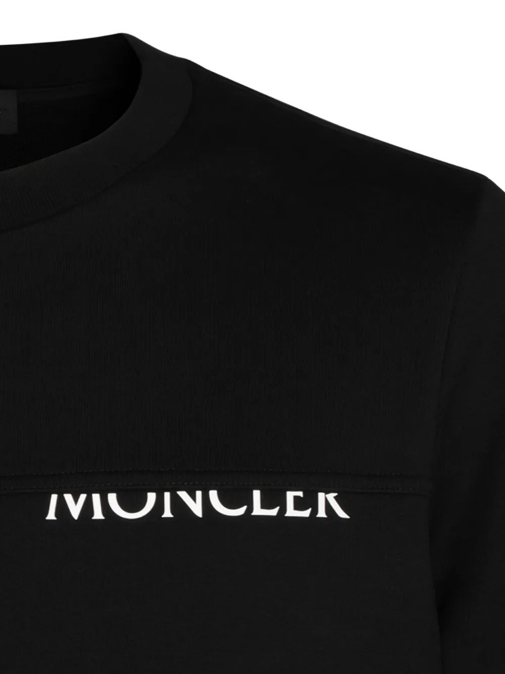 Moncler Trui met logoprint Zwart