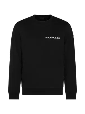 Off-White logo-print crew-neck Sweatshirt | Black | FARFETCH CA