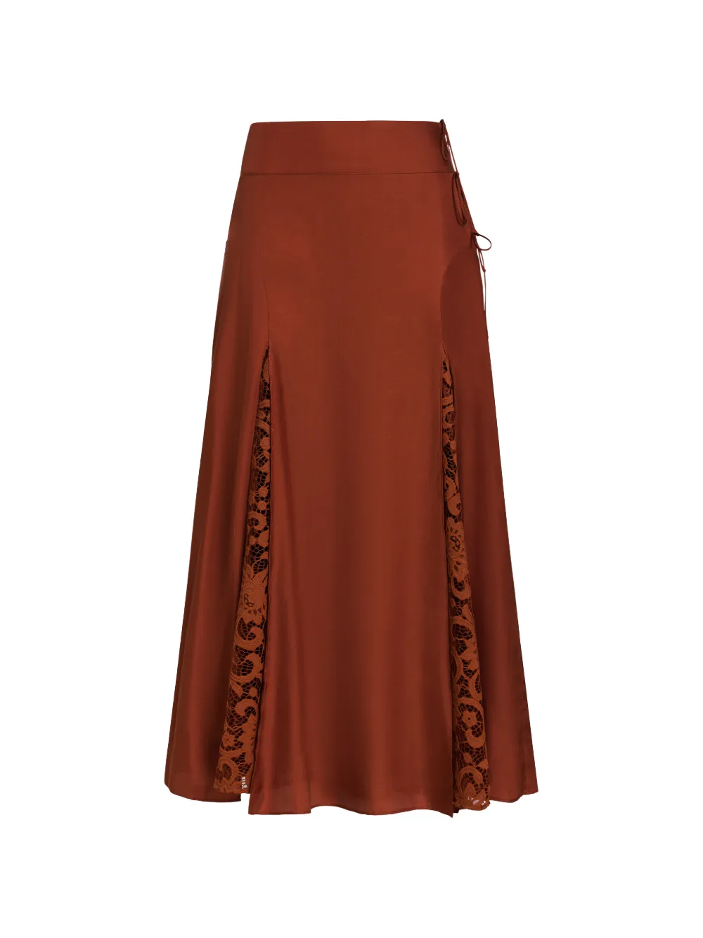 Marie Oliver Gracen lace-insert maxi skirt