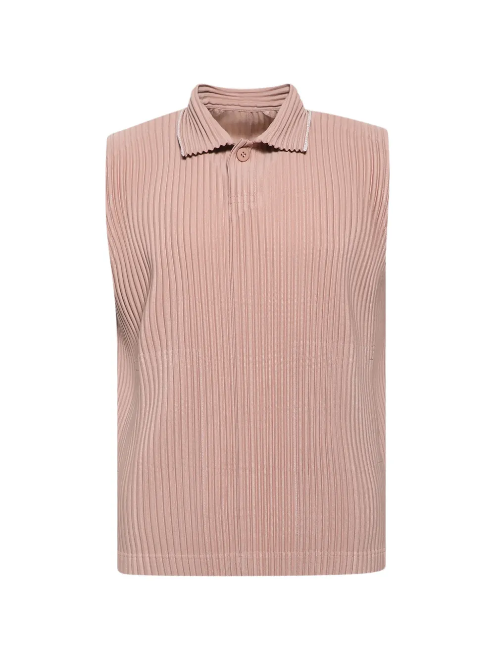 Homme Plissé Issey Miyake plissé-effect sleeveless polo shirt