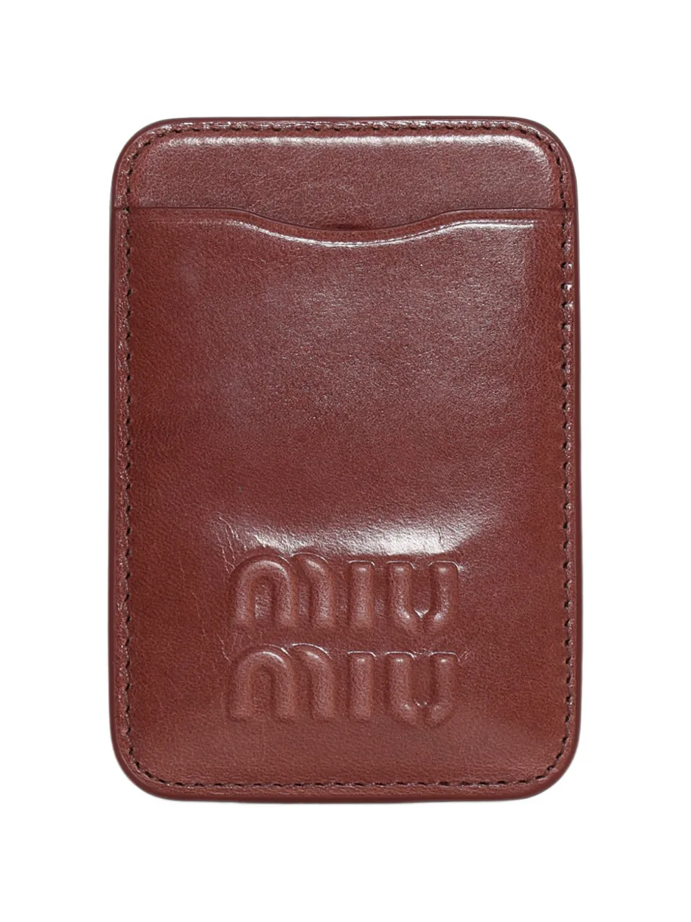 Miu Miu leather card holder