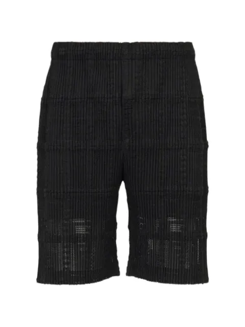 Homme Plissé Issey Miyake plissé-effect shorts