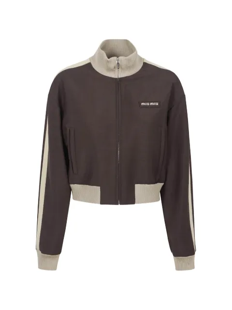 Miu Miu Blousonjacke aus Ziegenmohairgemisch