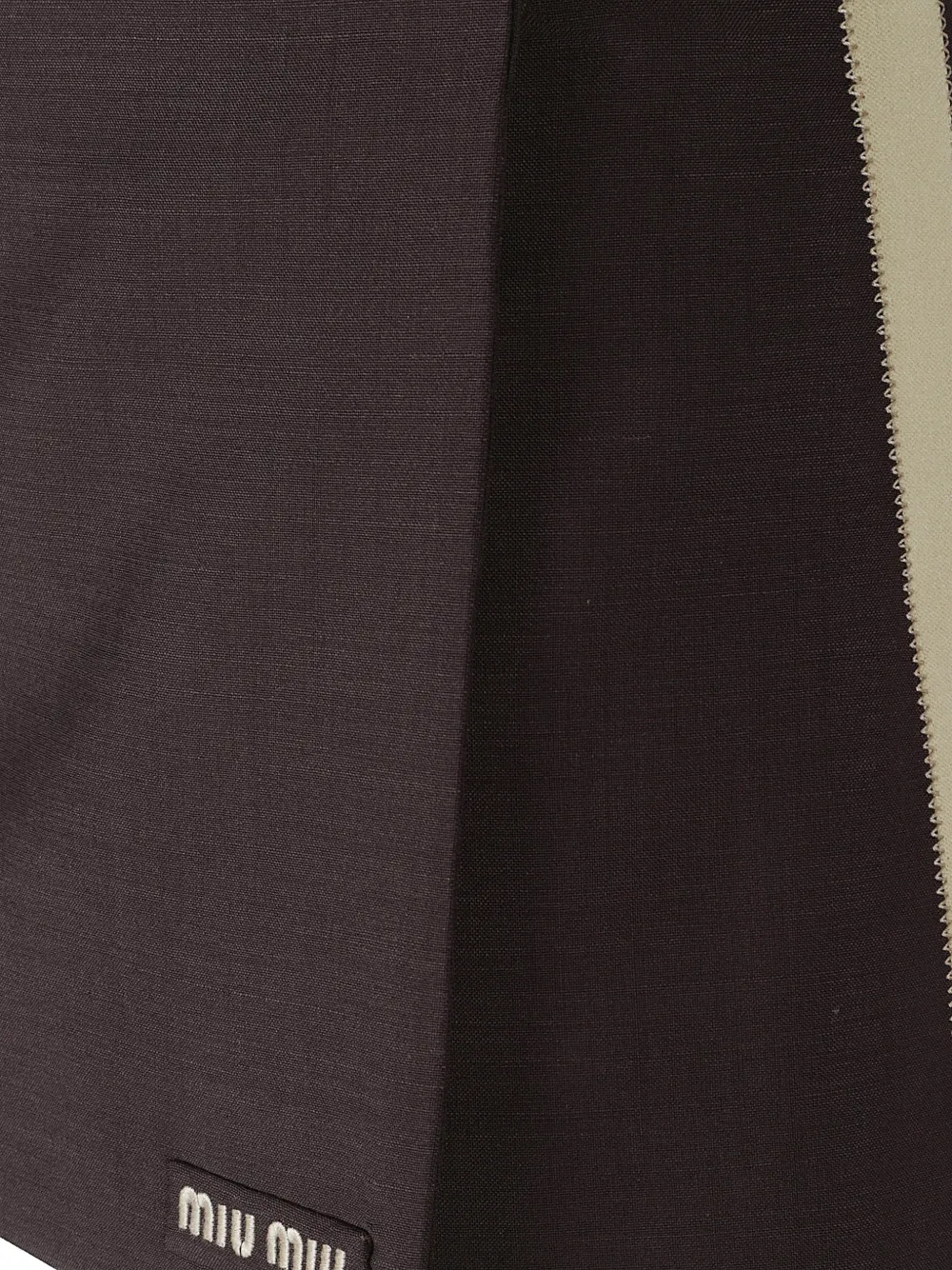 Miu Mohair mini-rok Bruin