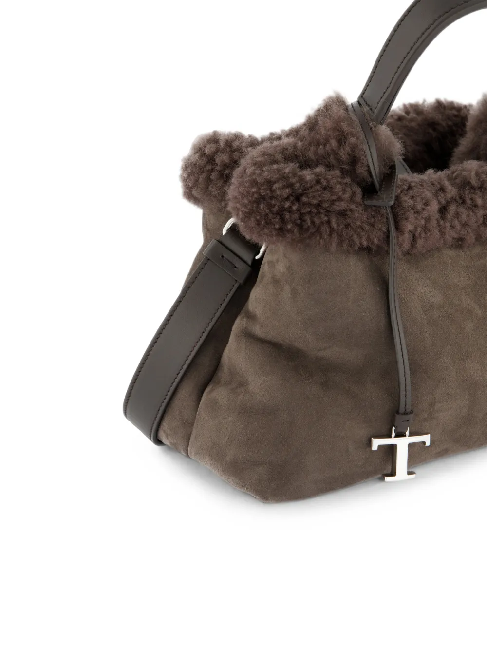 Tod's Leren shopper Bruin