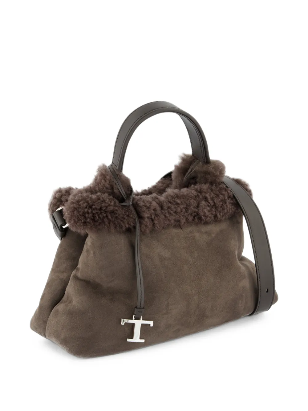 Tod's Leren shopper Bruin