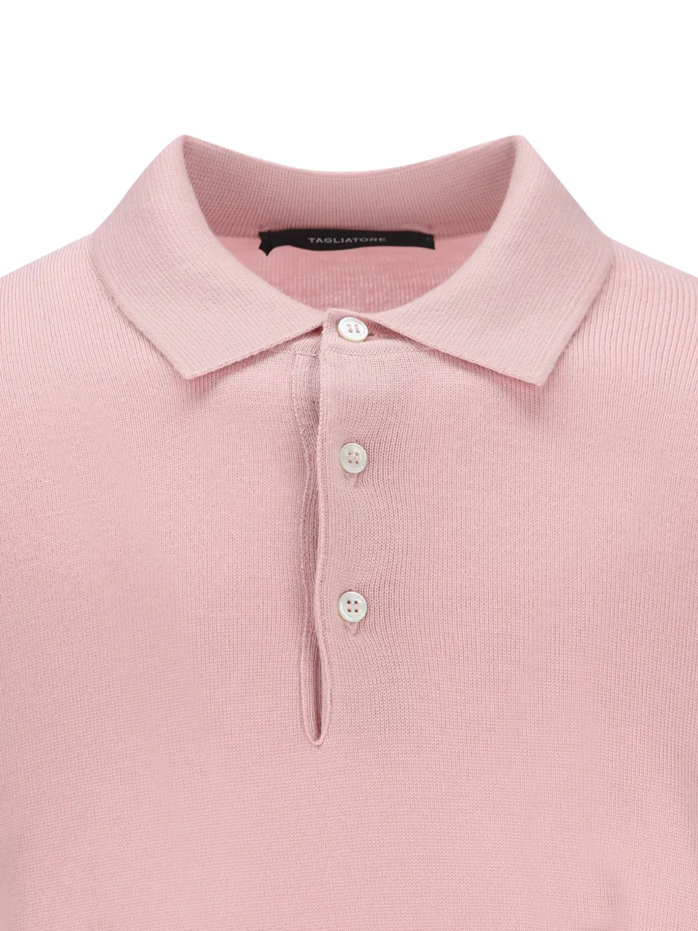 Tagliatore Palmer fine-knit sweater Roze