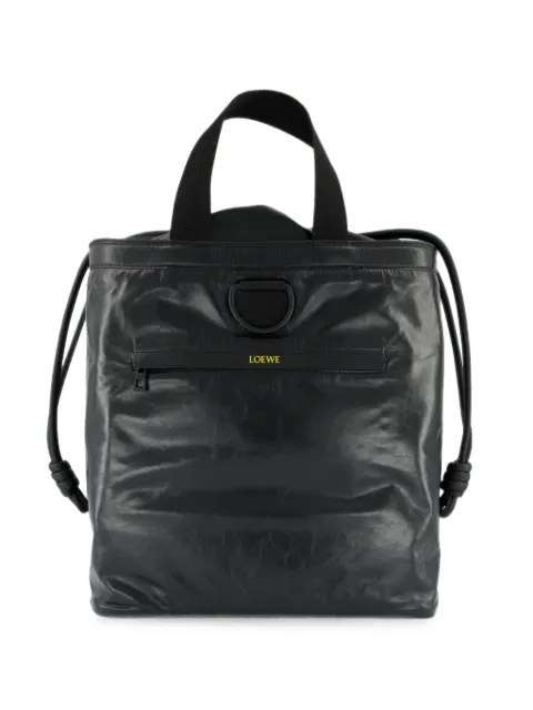 LOEWE Squad leather backpack