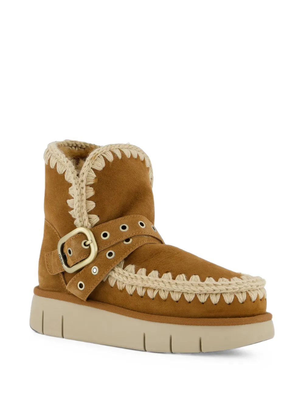 Mou Eskimo Bounce buckle-strap boots Bruin