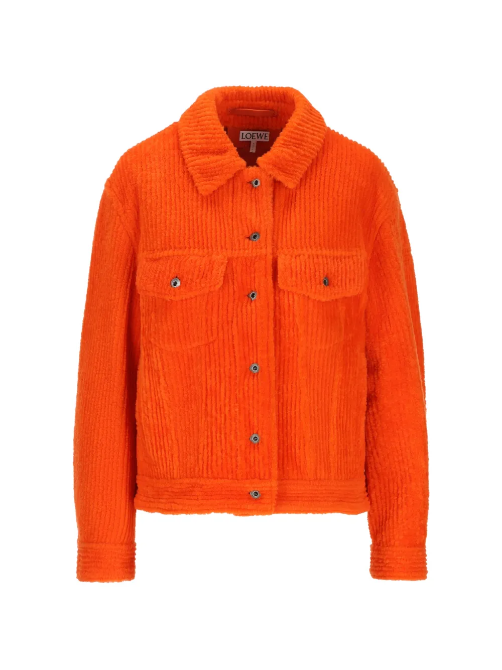 LOEWE corduroy-effect shearling jacket