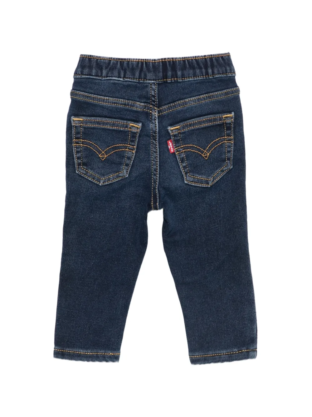 Levi's Kids Jeans met elastische taille en vijf zakken Blauw