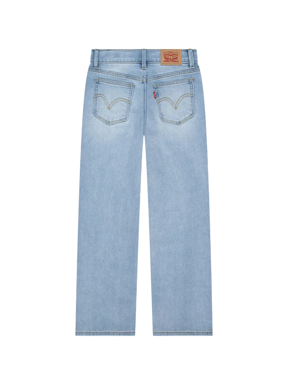 Levi's Kids straight-leg jeans Blauw