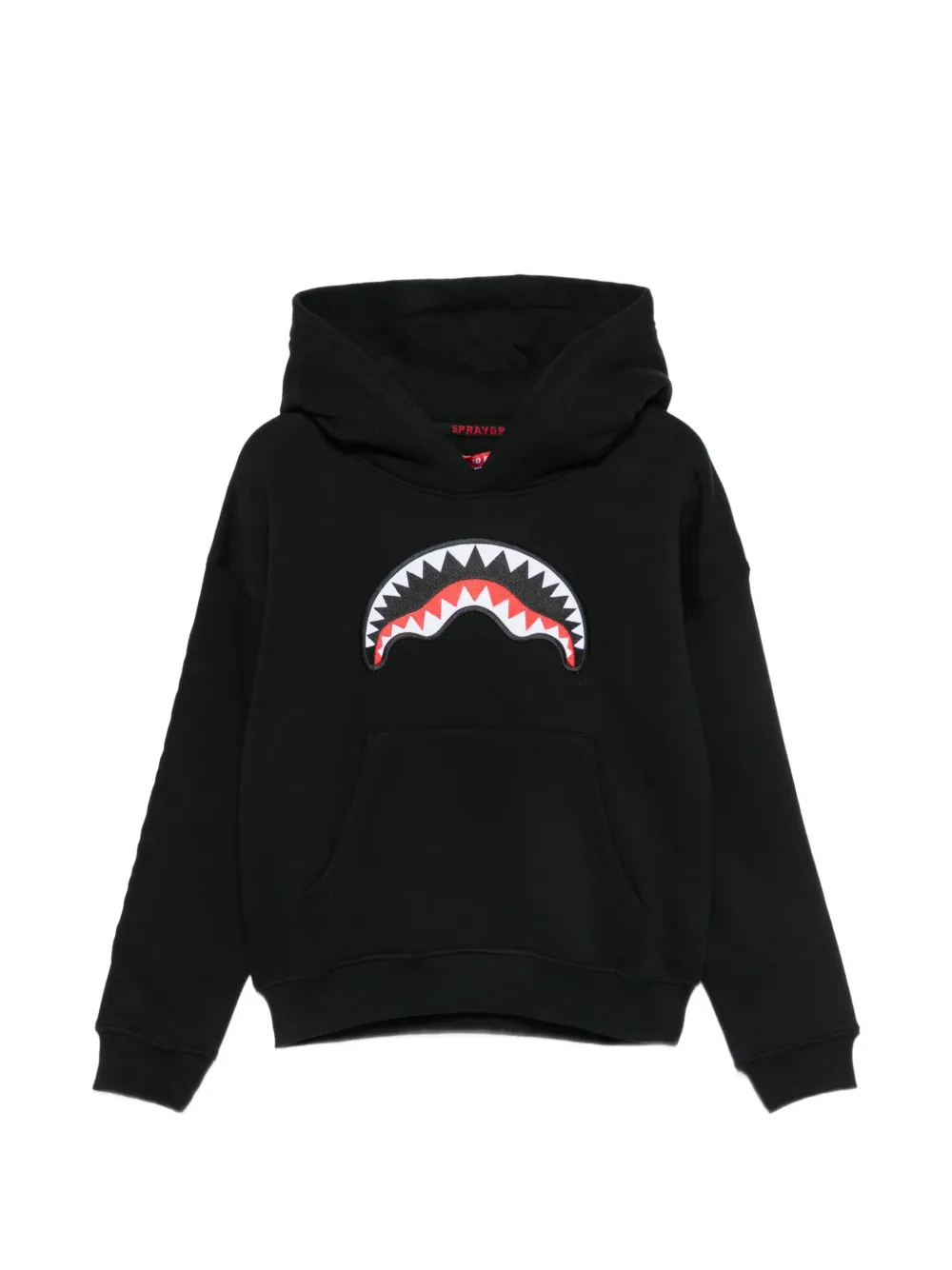 sprayground kid Sharkover Hoodie mit Logo-Patch - Schwarz
