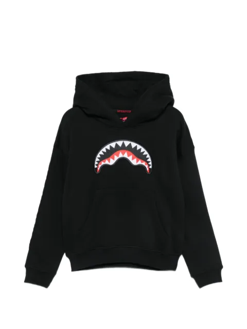 sprayground kid Felpa Sharkover con cappuccio e logo