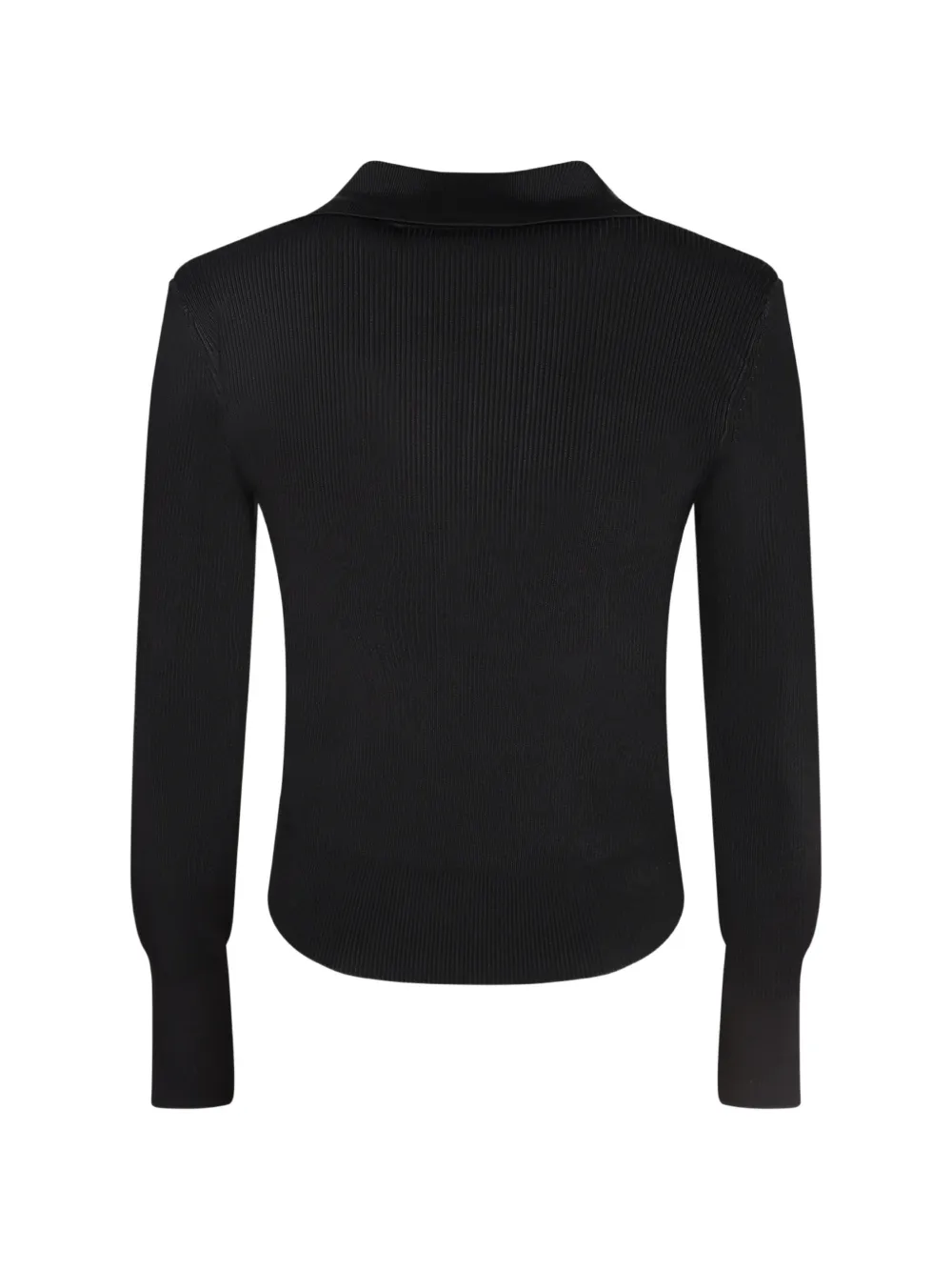 IRO Waves polo-collar sweater Zwart