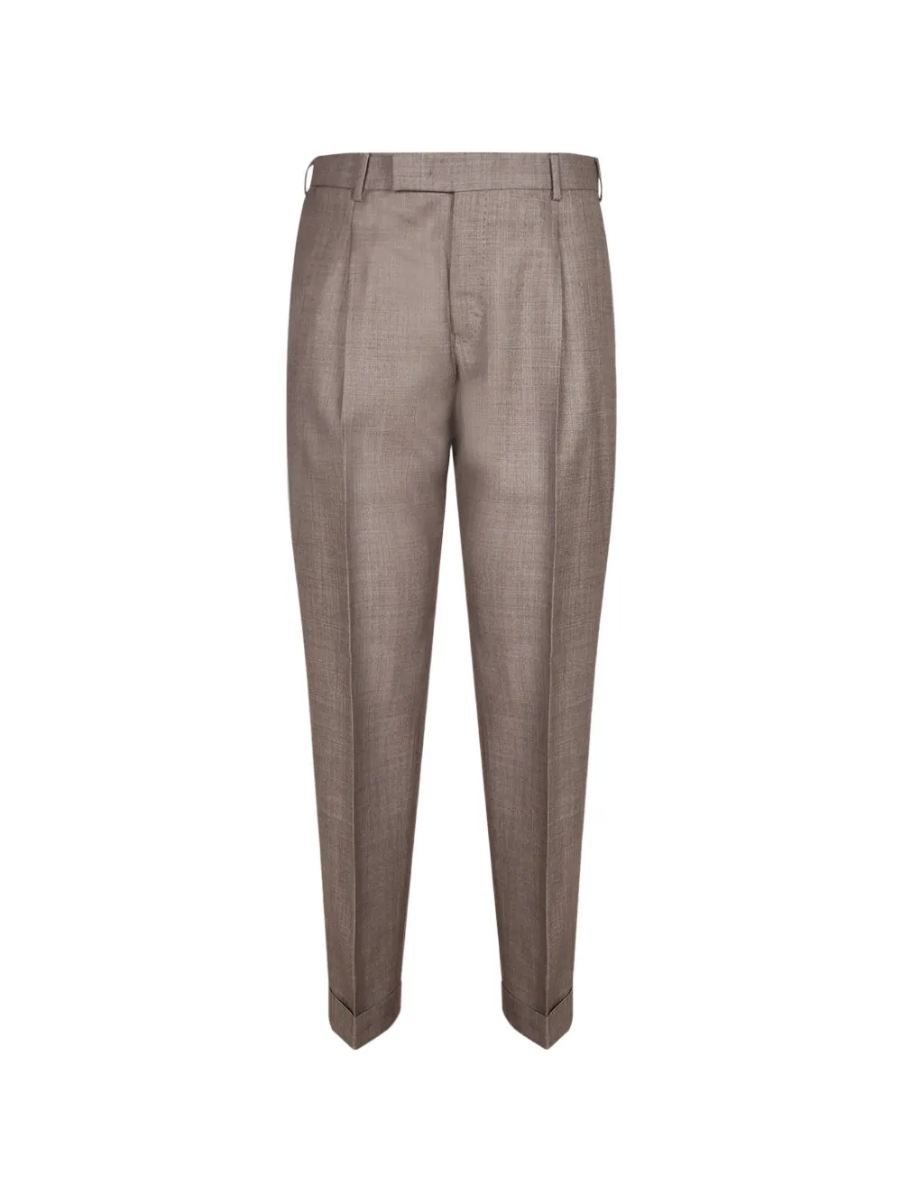 PT Torino pleated-detail turn-up trousers