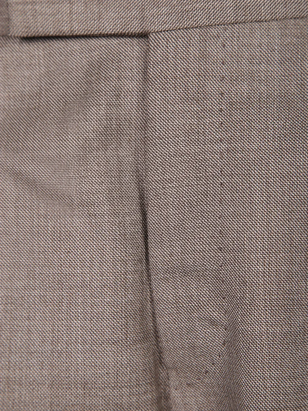 PT Torino Broek met geplooid detail Bruin