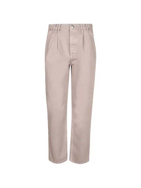 Brunello Cucinelli pleated straight-leg jeans