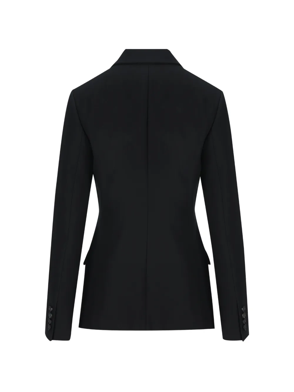 FENDI double-breasted cady blazer Zwart