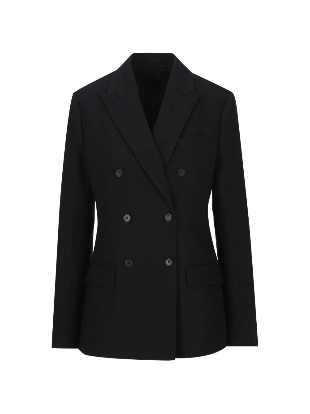 FENDI double-breasted cady blazer - Nero