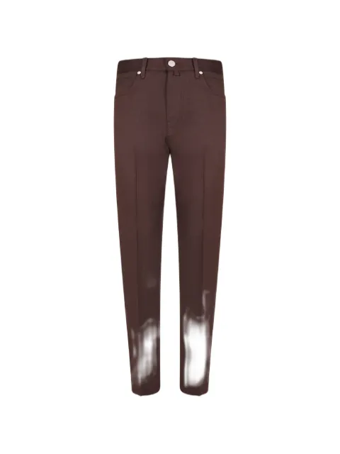 Jacob Cohën Edo twill-weave pressed-crease trousers
