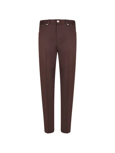 Jacob Cohën Edo twill-weave pressed-crease trousers