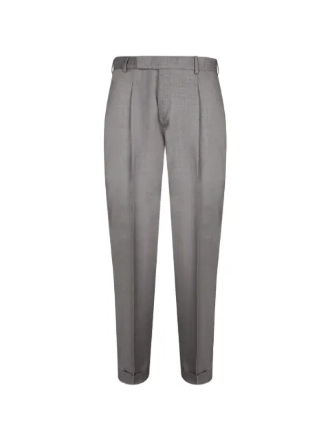 PT Torino pleated-detail turn-up trousers