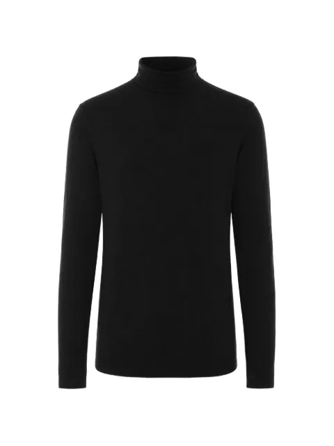 Thom Krom playera con cuello vuelto y costuras en contraste