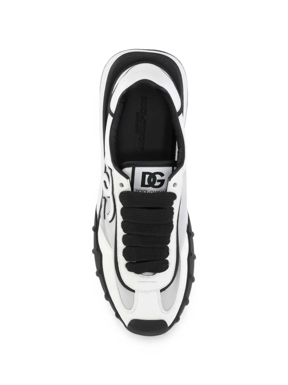 Dolce & Gabbana DG athletic logo-patch sneakers Wit