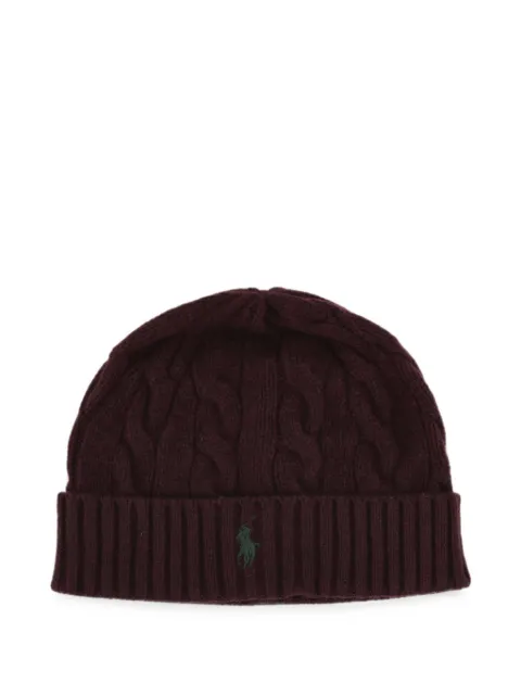 Polo Ralph Lauren gorro en tejido de ochos