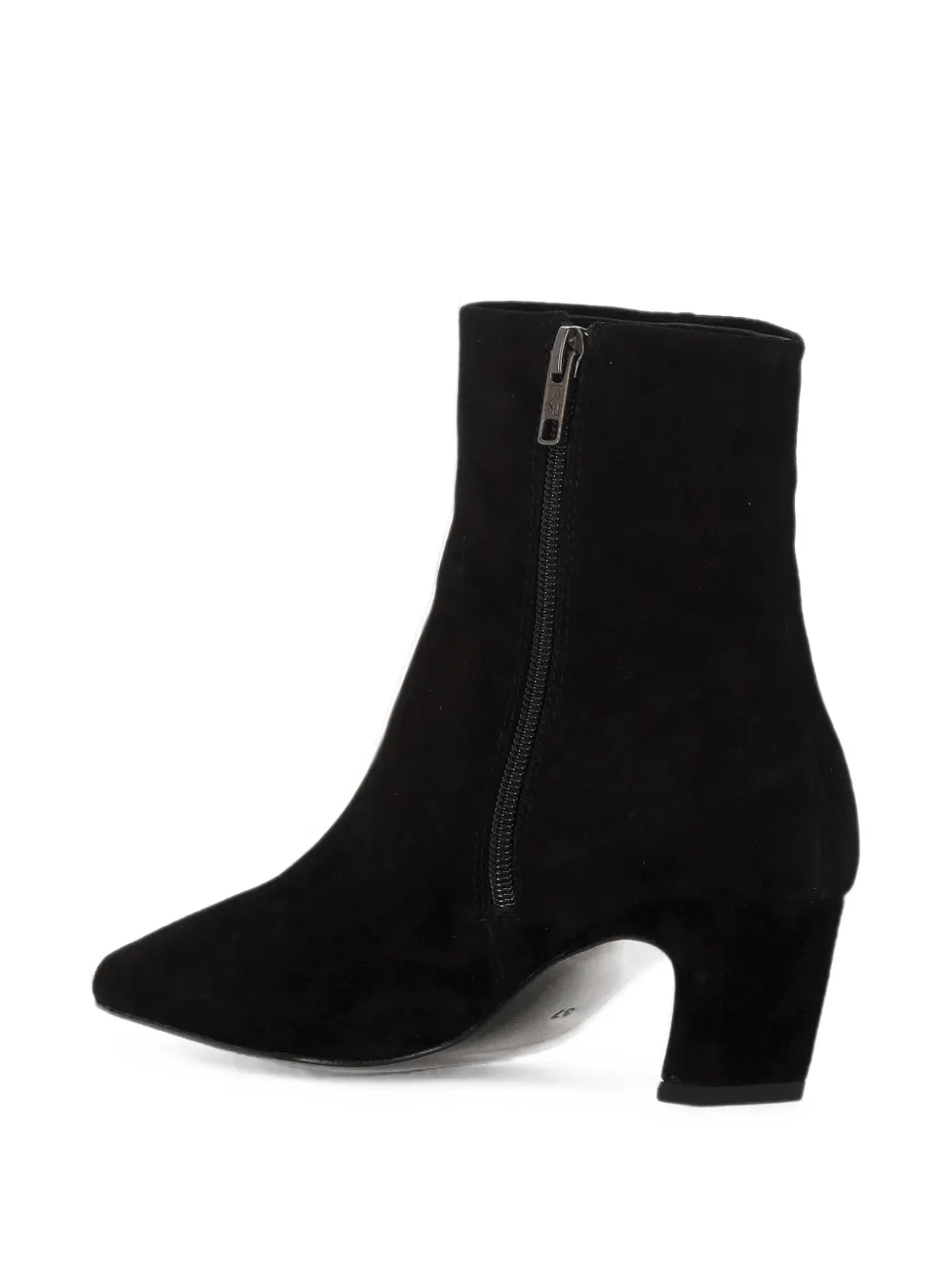 Ash Vicky pointed-toe ankle boots Zwart