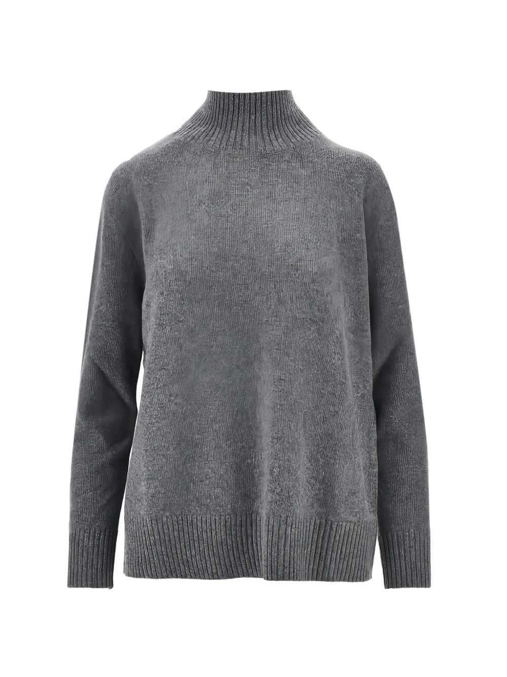 Weekend Max Mara high-neck cashmere sweater - Grigio