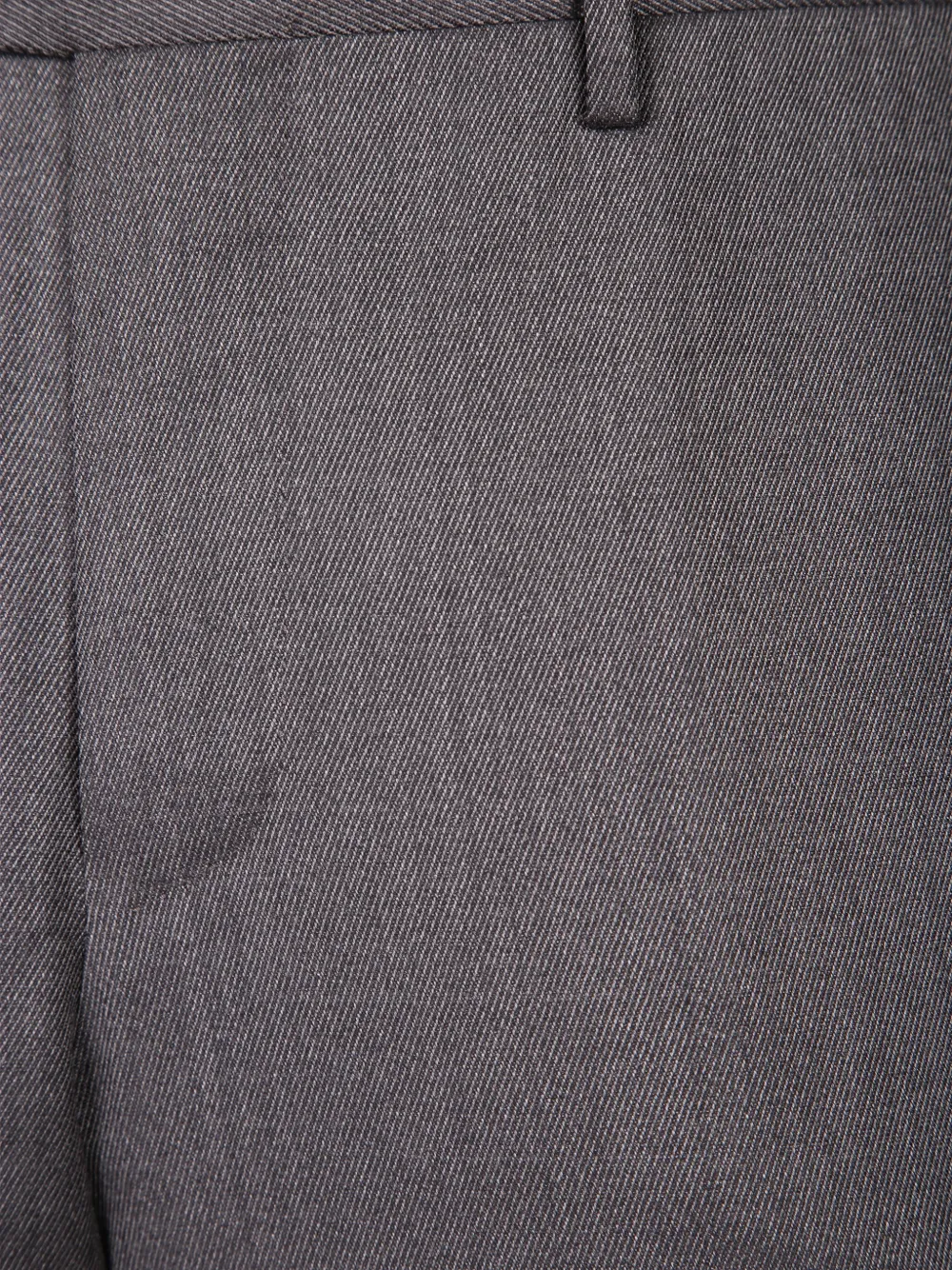 PT Torino Pantalon met persplooi en omslagen Grijs