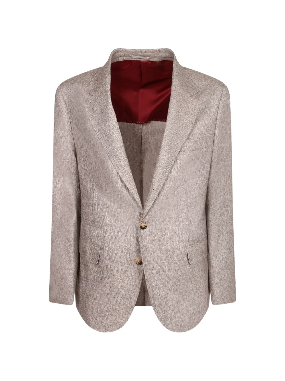Brunello Cucinelli mélange-effect blazer - Neutrals