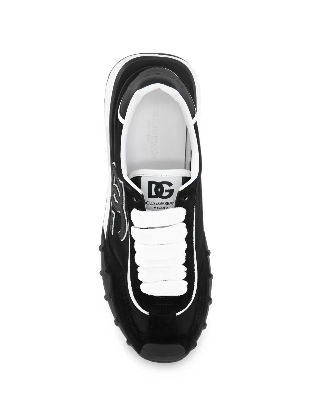 Dolce & Gabbana DG logo-patch sneakers Zwart