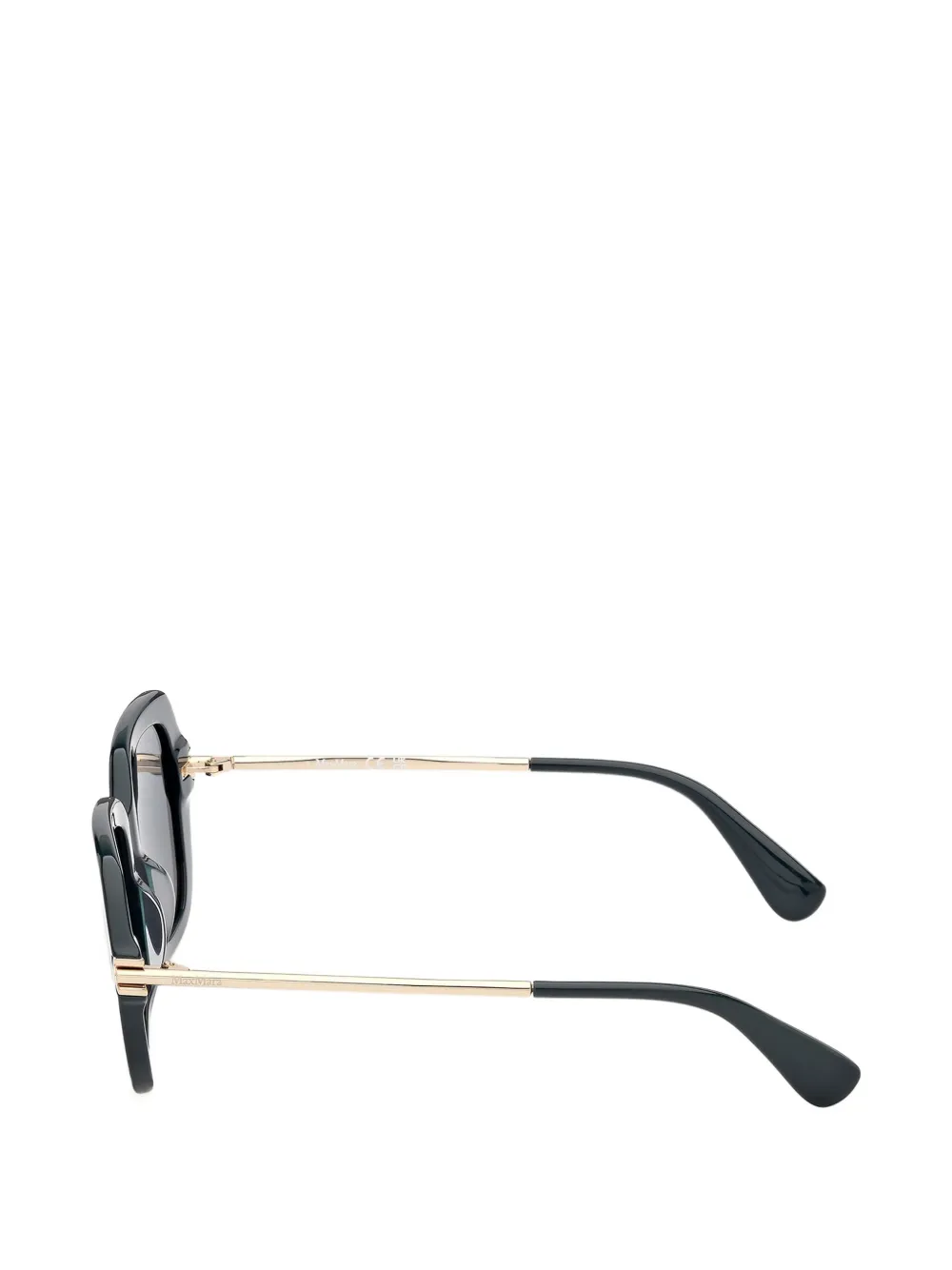 Max Mara Eyewear Zonnebril met vierkant montuur Groen
